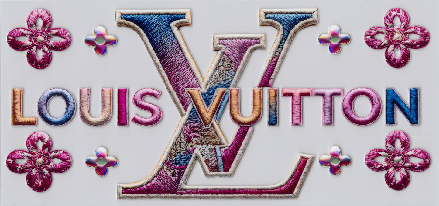 Colorful LV - UVDTF Wrap for cups/hard surfaces sticker