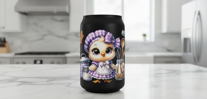 Manta UVDTF con elefante y flores para bebé