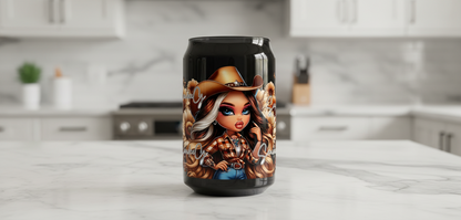 Cowgirl - UVDTF Wrap for cups/hard surfaces sticker