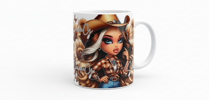 Cowgirl - UVDTF Wrap for cups/hard surfaces sticker