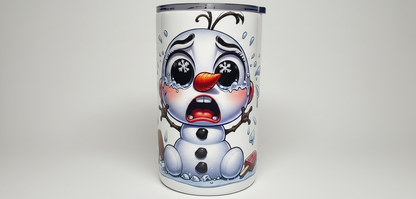 Crying Snowman - UVDTF Wrap for cups/hard surfaces sticker
