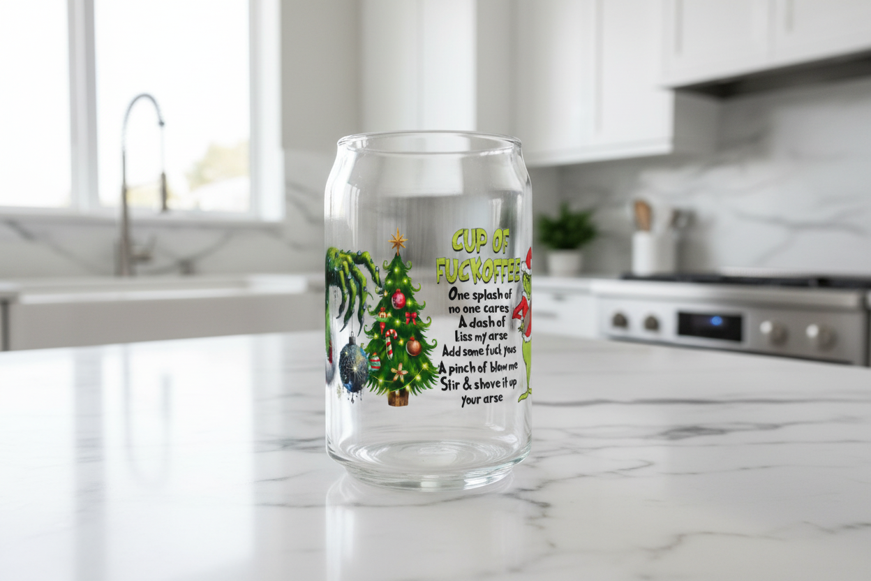 Envoltura de chocolate caliente con UVDTF de Whoville