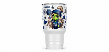 Dallas Cowboys Green Cheerleader - UVDTF Wrap for cups/hard surfaces sticker