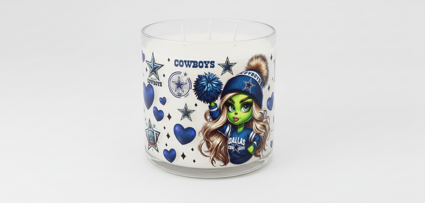 Dallas Cowboys Green Cheerleader - UVDTF Wrap for cups/hard surfaces sticker
