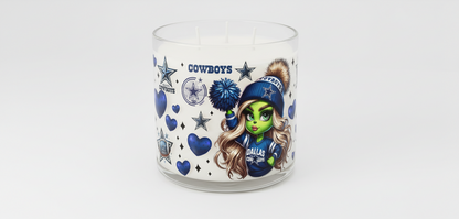 Dallas Cowboys Green Cheerleader - UVDTF Wrap for cups/hard surfaces sticker