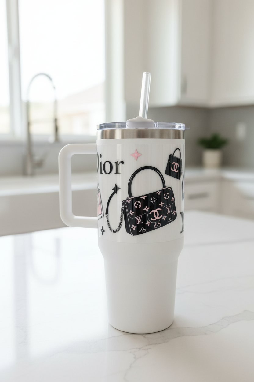 Designer Essentials - UVDTF Wrap for cups/hard surfaces sticker