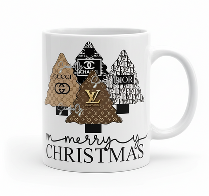 Designer Christmas Trees - UVDTF Decal for cups/hard surfaces sticker