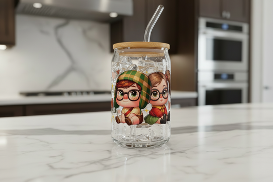 Es Que Fue Adorable Couple - UVDTF Wrap for cups/hard surfaces sticker