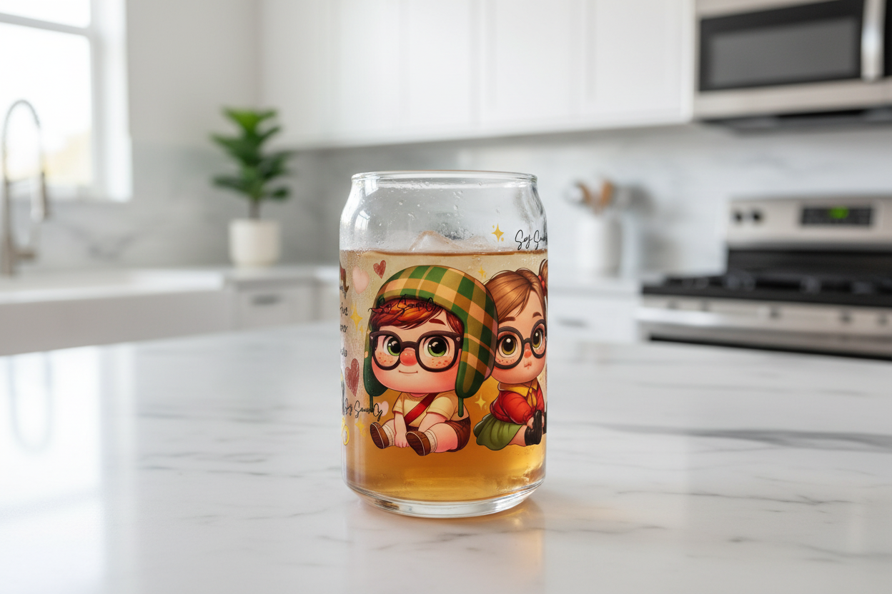 Es Que Fue Adorable Couple - UVDTF Wrap for cups/hard surfaces sticker