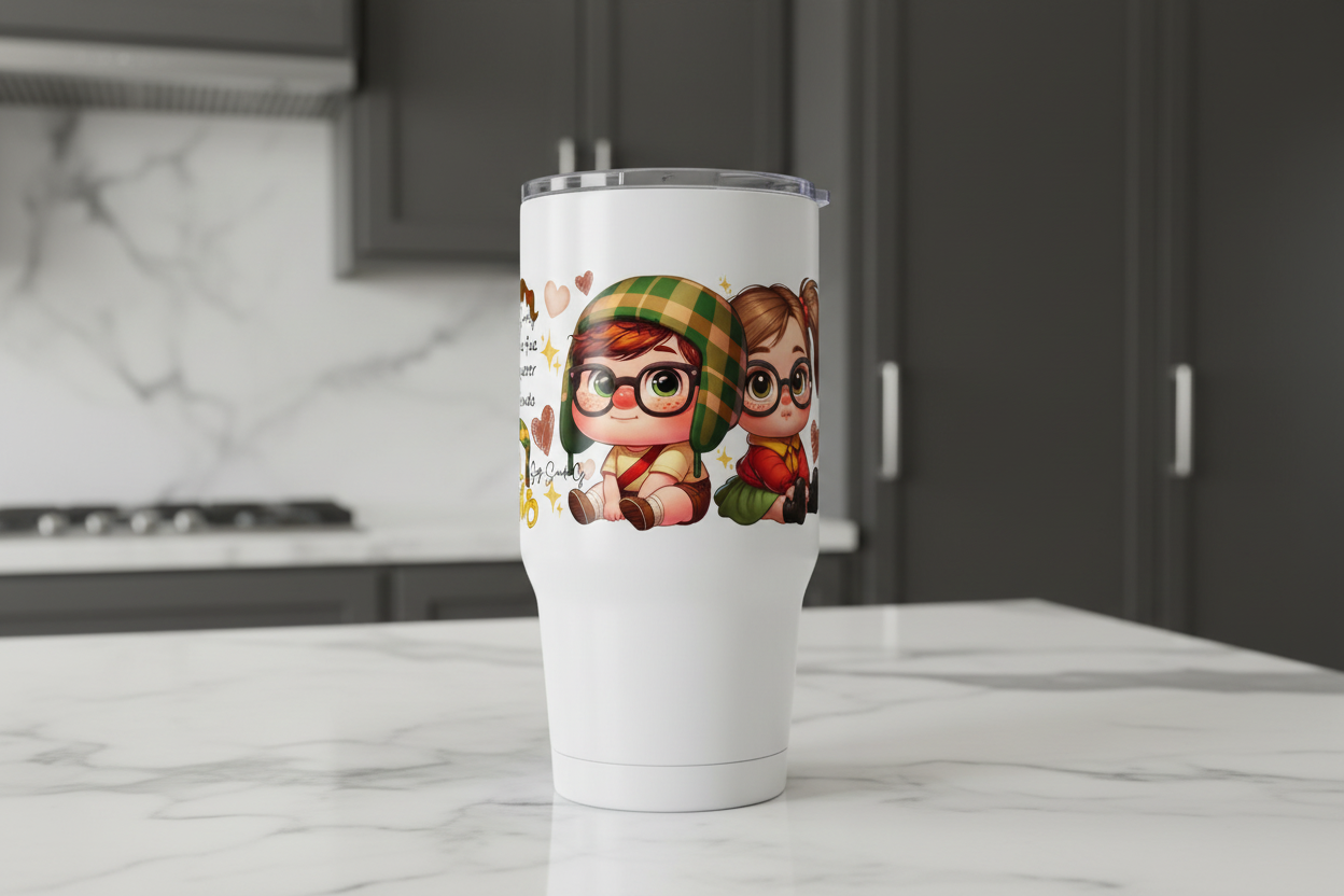 Es Que Fue Adorable Couple - UVDTF Wrap for cups/hard surfaces sticker