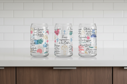 Frases de la Biblia (Spanish Bible Phrases) - UVDTF Wrap for cups/hard surfaces sticker