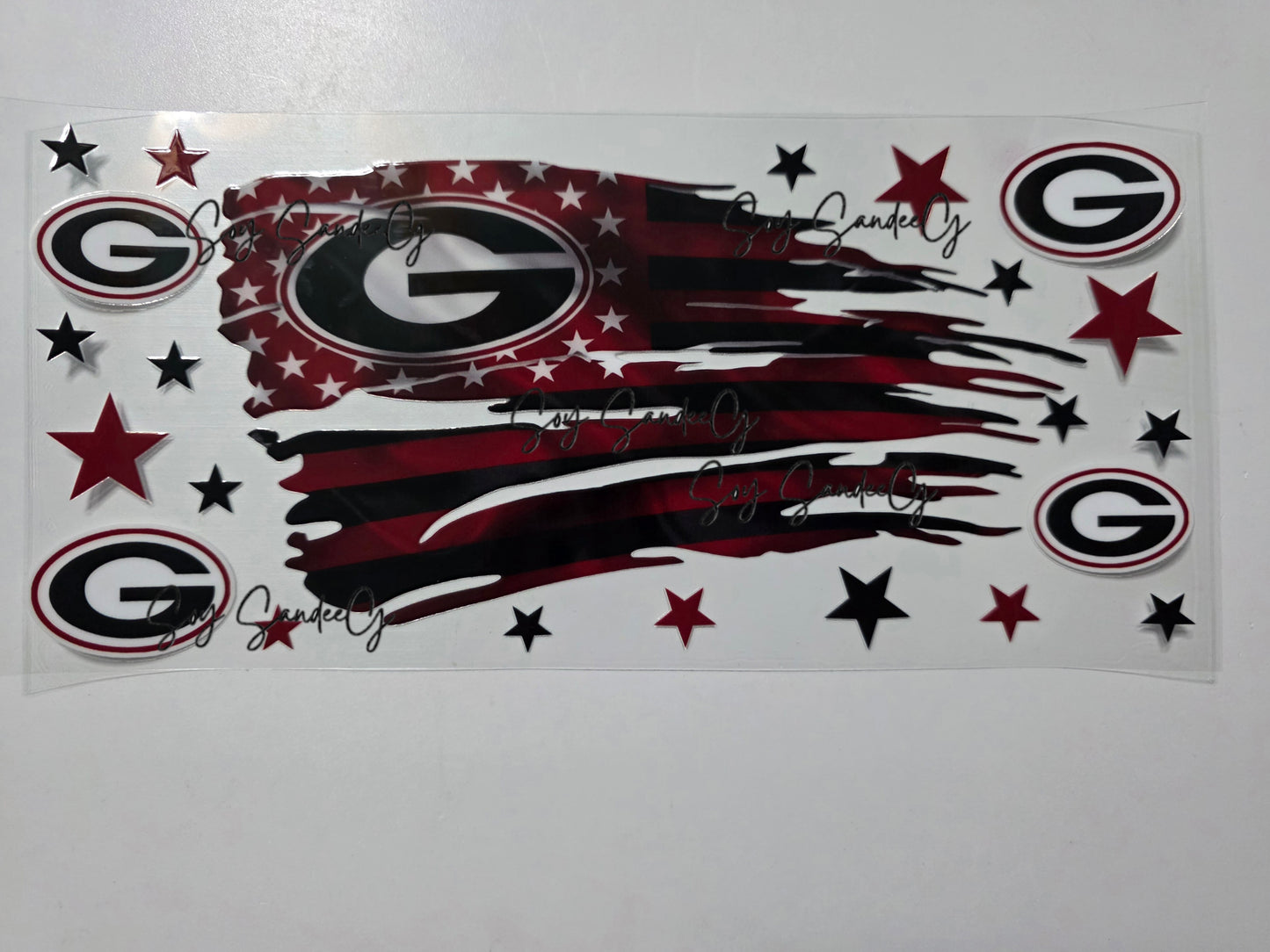 Football - UVDTF Wraps for cups/hard surfaces sticker