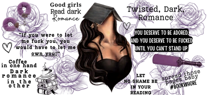Good Girls Read Dark Romance - UVDTF Wrap for cups/hard surfaces sticker