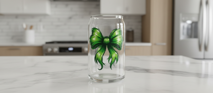 Green Christmas Bows - UVDTF wrap for cups/hard surfaces sticker