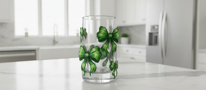 Green Christmas Bows - UVDTF wrap for cups/hard surfaces sticker