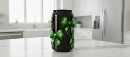 Green Christmas Bows - UVDTF wrap for cups/hard surfaces sticker