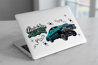 Green Lowrider - UVDTF Wrap for cups/hard surfaces sticker
