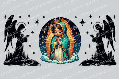 Virgencita & Guardians - UVDTF Wrap for cups/hard surfaces sticker