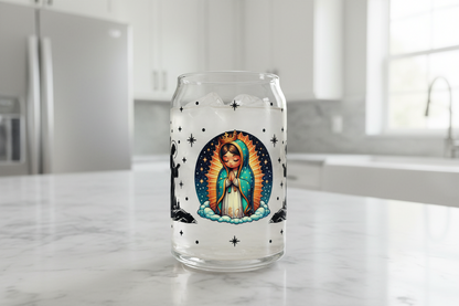 Virgencita & Guardians - UVDTF Wrap for cups/hard surfaces sticker