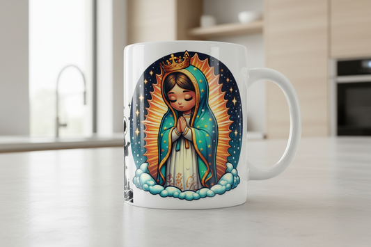 Virgencita & Guardians - UVDTF Wrap for cups/hard surfaces sticker