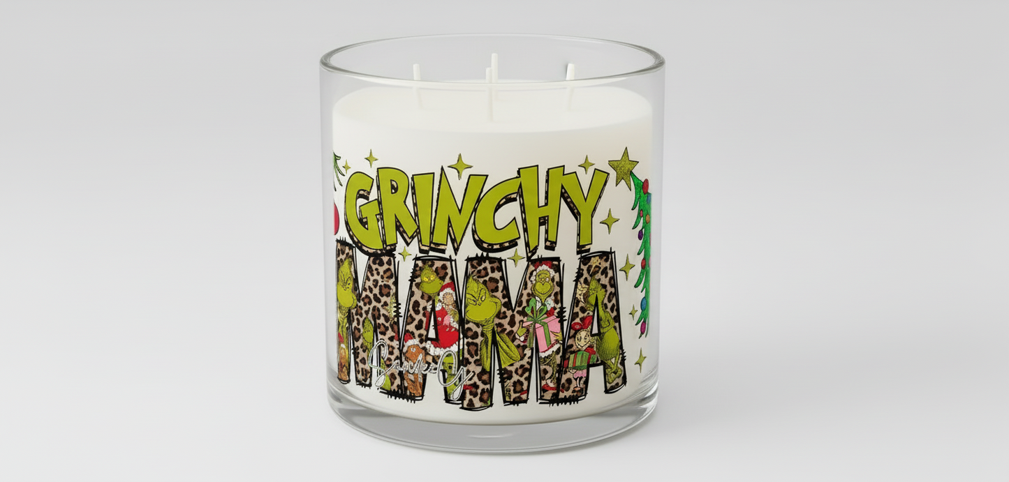 Grinchy Mama - UVDTF Wrap for cups/hard surfaces sticker