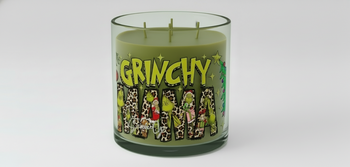 Grinchy Mama - UVDTF Wrap for cups/hard surfaces sticker