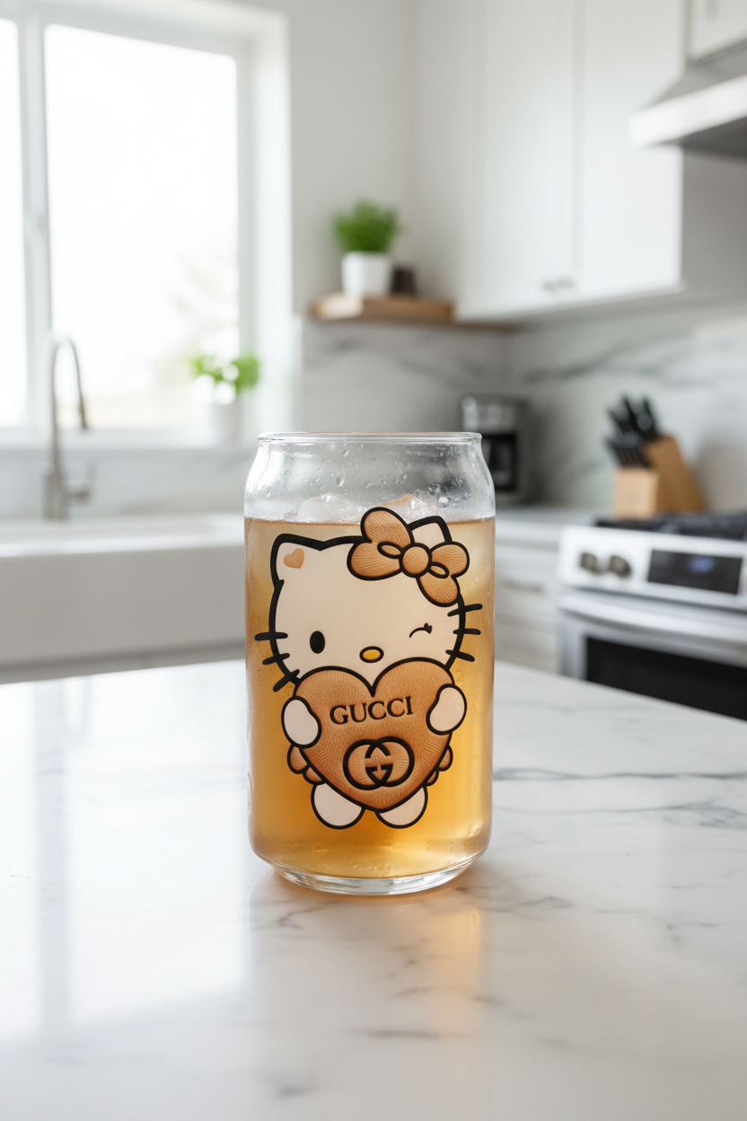 HK Gucci - UVDTF Decal for cups/hard surfaces sticker