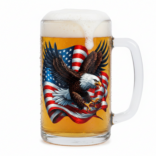 Patriotic Eagle #5 - UVDTF Decal for cups/hard surfaces sticker