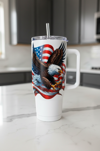 Patriotic Eagle #5 - UVDTF Decal for cups/hard surfaces sticker