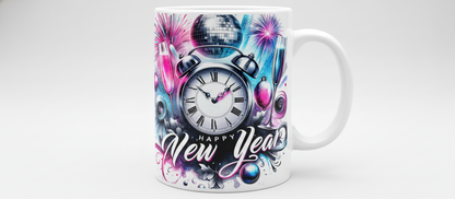 Happy New Year #1 - UVDTF Wrap for cups/hard surfaces sticker