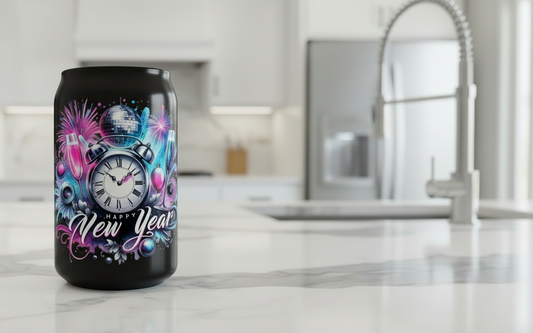 Happy New Year #1 - UVDTF Wrap for cups/hard surfaces sticker