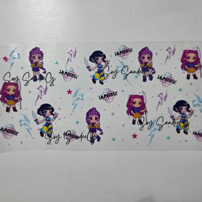 Huntrix Minis - UVDTF Wrap for cups/hard surfaces sticker