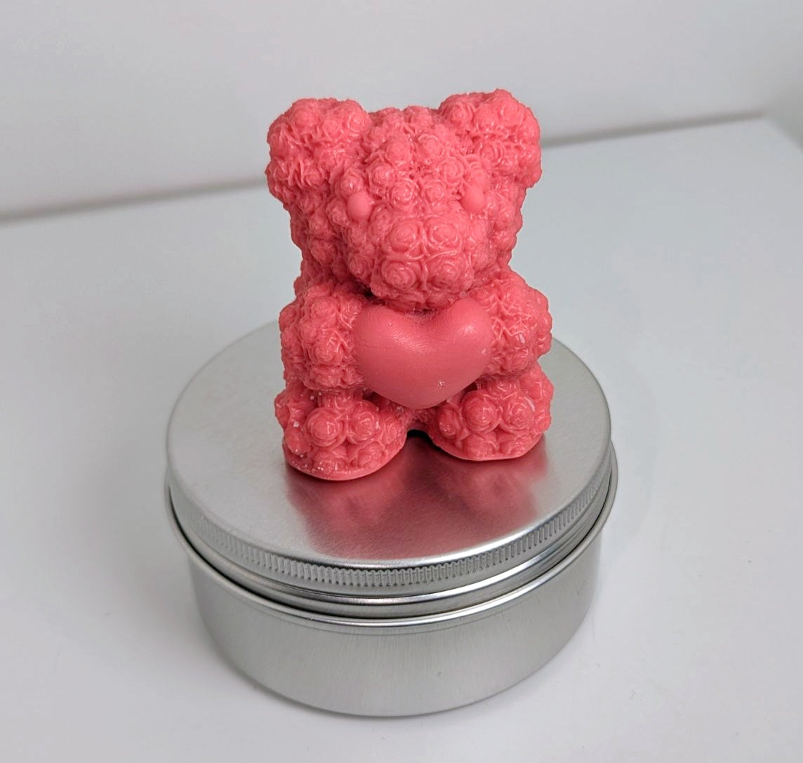 Rose Teddy Bear Highly Fragrant Wax Melt ONLY - NO $