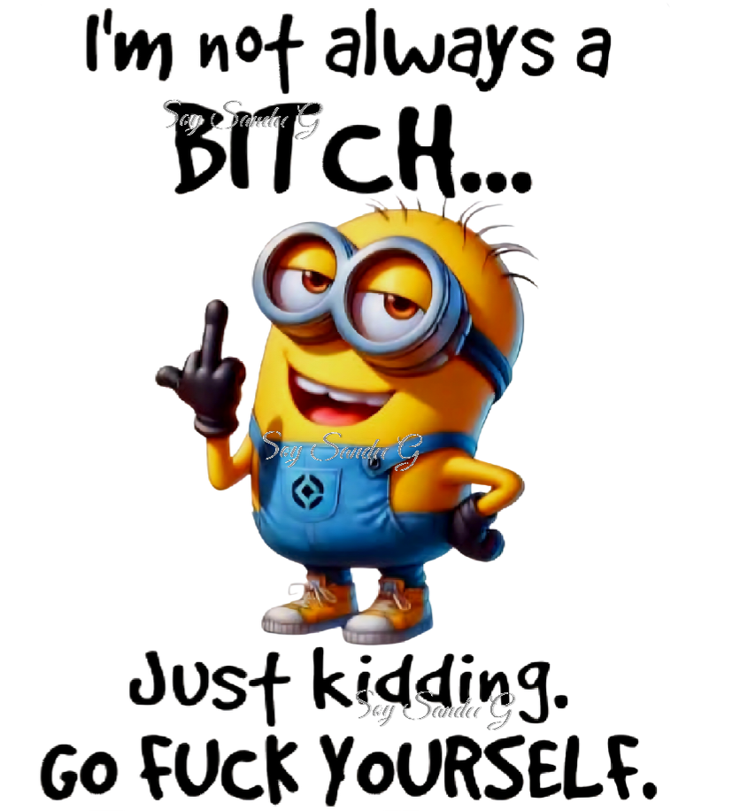 I'm not always a Bitch - UVDTF Decal for cups/hard surfaces sticker