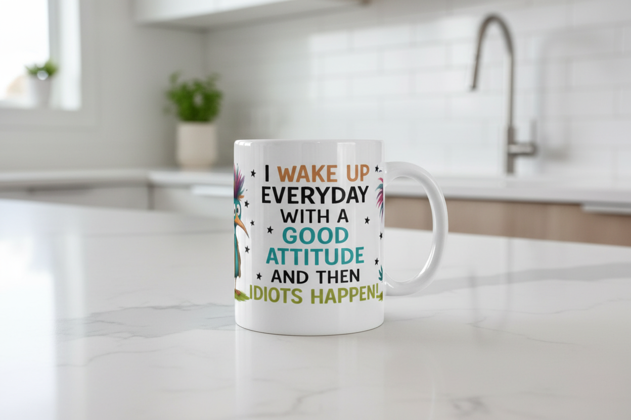 I Wake up Everyday - UVDTF Wrap for cups/hard surfaces sticker