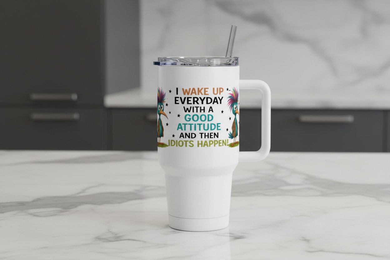 I Wake up Everyday - UVDTF Wrap for cups/hard surfaces sticker