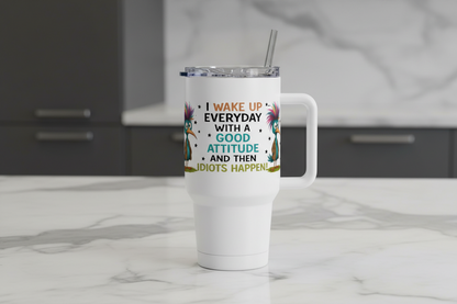 I Wake up Everyday - UVDTF Wrap for cups/hard surfaces sticker