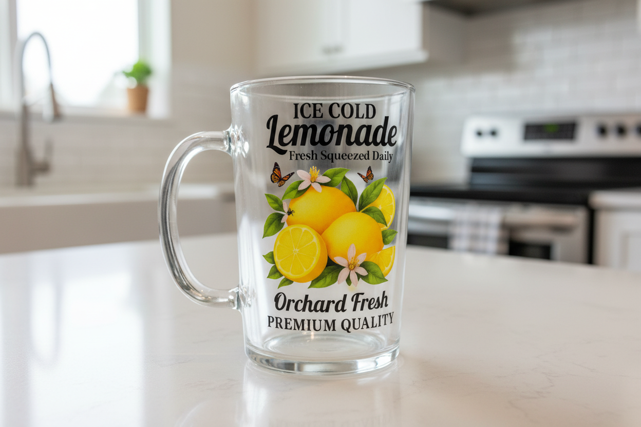 Ice Cold Lemonade - UVDTF Wrap for cups/hard surfaces sticker