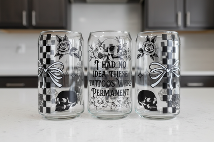 I had no Idea these Tattoos were Permanent - UVDTF Wrap for cups/hard surfaces sticker