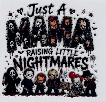 Just a Mama Nightmare Boys - UVDTF Decal for cups/hard surfaces sticker