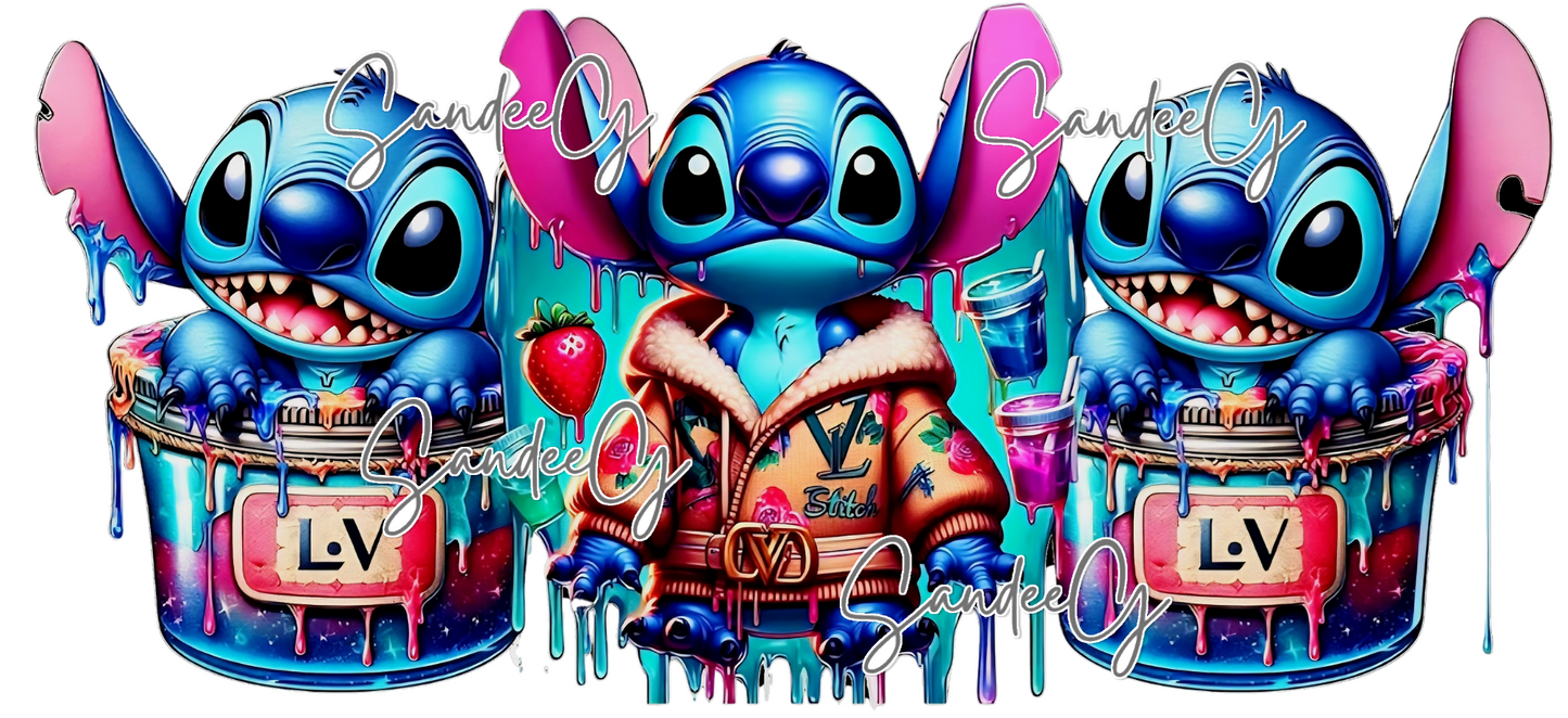 LV Stitch - UVDTF Wrap for cups/hard surfaces sticker