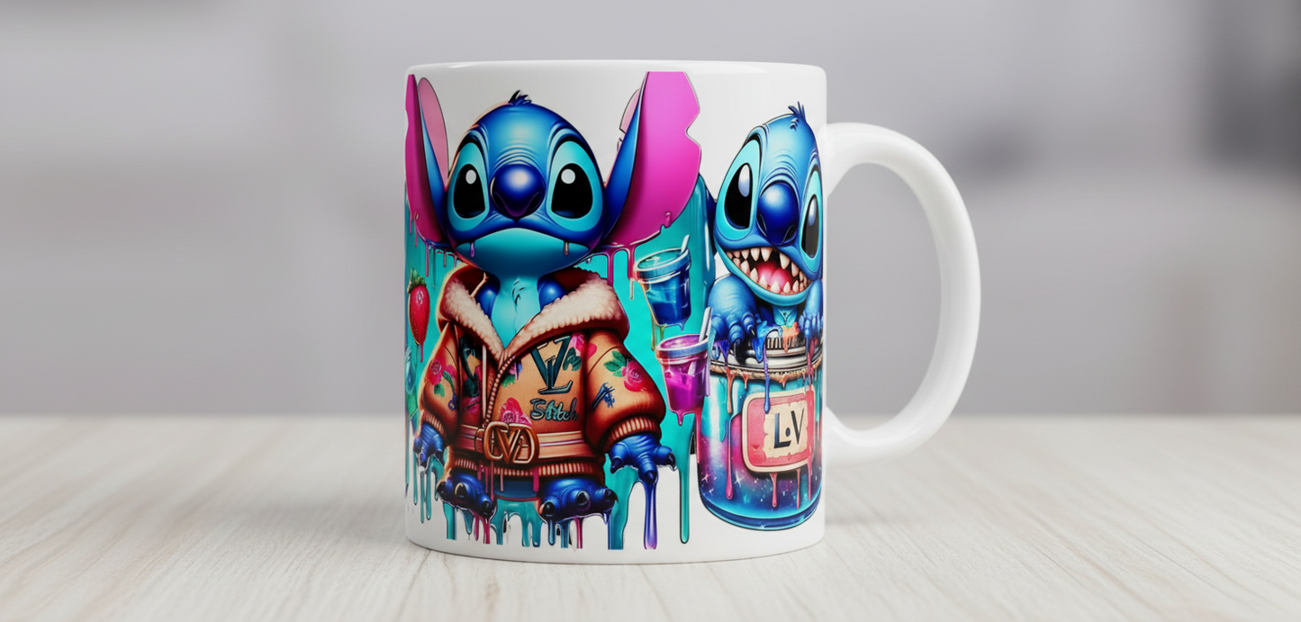 LV Stitch - UVDTF Wrap for cups/hard surfaces sticker