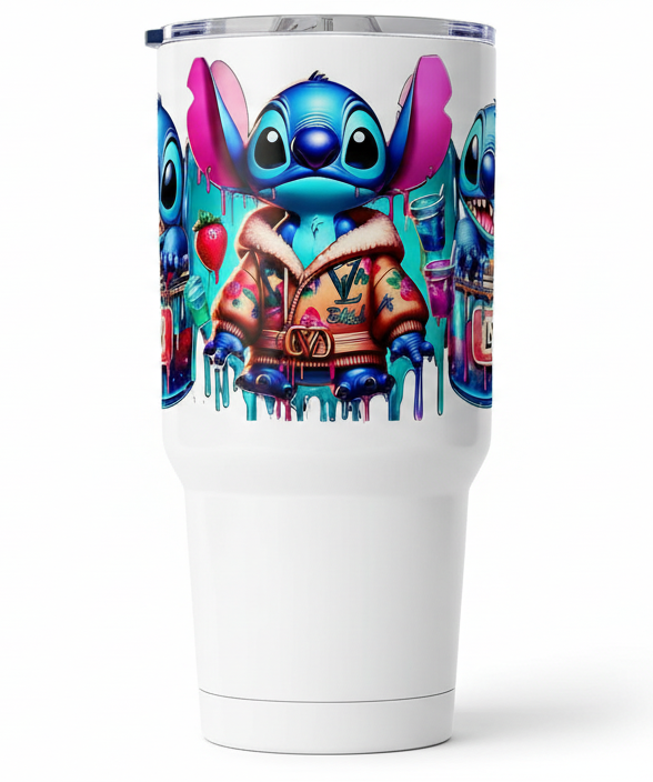 LV Stitch - UVDTF Wrap for cups/hard surfaces sticker