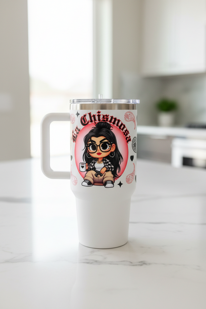 La Chismosa (The Gossip) - UVDTF Wrap for cups/hard surfaces sticker