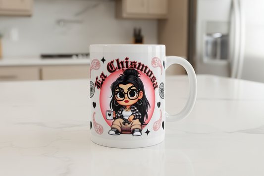 La Chismosa (The Gossip) - UVDTF Wrap for cups/hard surfaces sticker