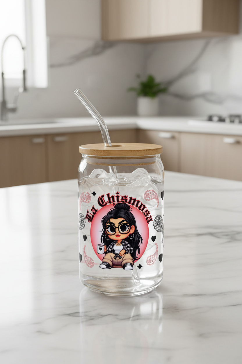 La Chismosa (The Gossip) - UVDTF Wrap for cups/hard surfaces sticker