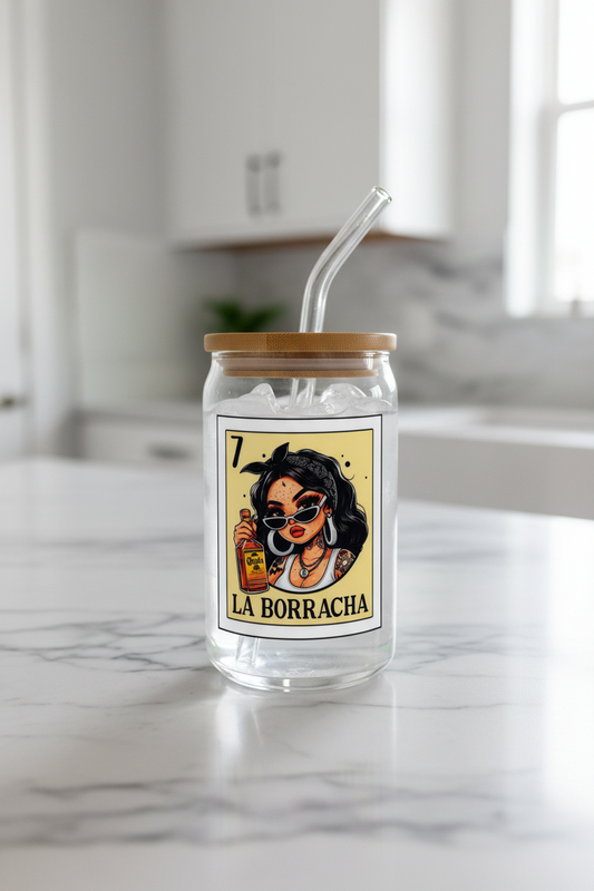 La Borracha (The Drunk) - UVDTF Wrap for cups/hard surfaces sticker
