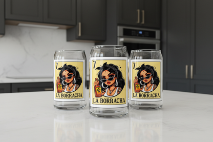 La Borracha (The Drunk) - UVDTF Wrap for cups/hard surfaces sticker