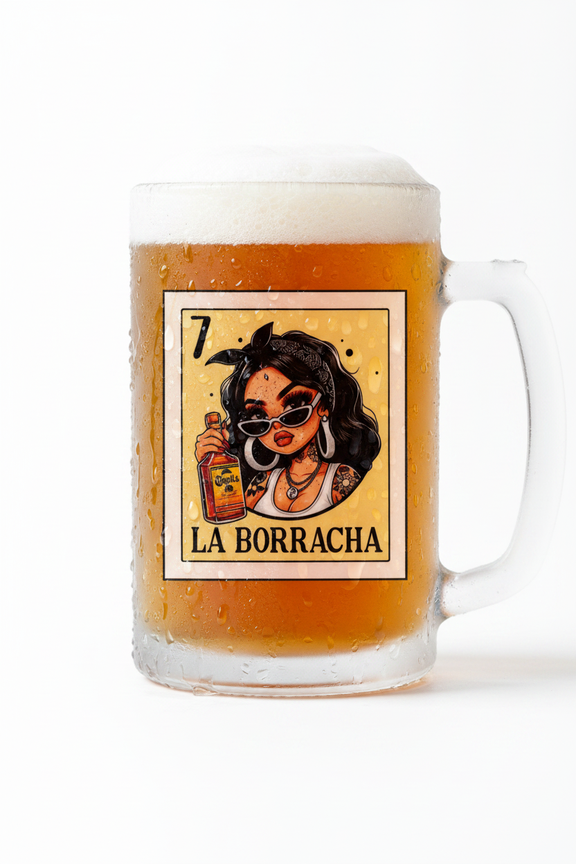 La Borracha (The Drunk) - UVDTF Wrap for cups/hard surfaces sticker