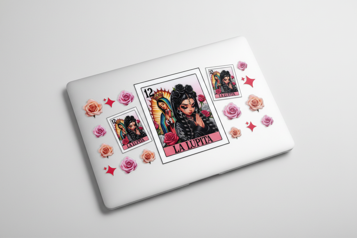 La Lupita (Prayer) - UVDTF Wrap for cups/hard surfaces sticker